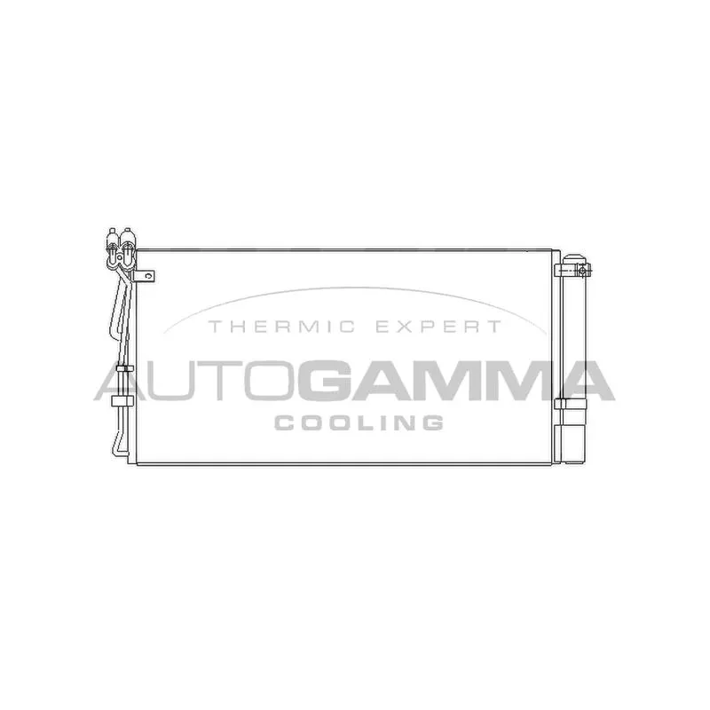Condenseur, climatisation AUTOGAMMA 105883