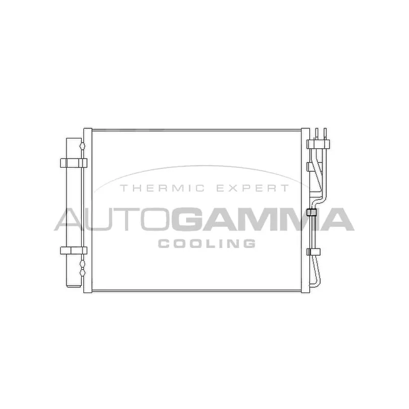 Condenseur, climatisation AUTOGAMMA 105885