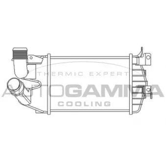 Intercooler, échangeur AUTOGAMMA 105887
