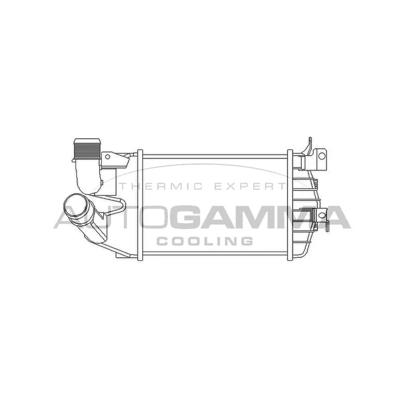 Intercooler, échangeur AUTOGAMMA 105887