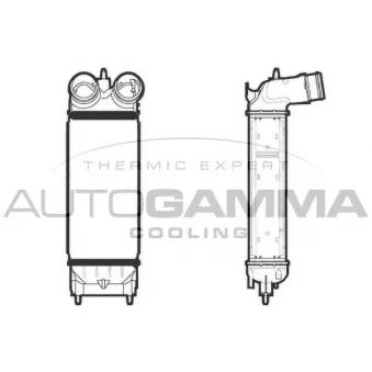 Intercooler, échangeur AUTOGAMMA 105888