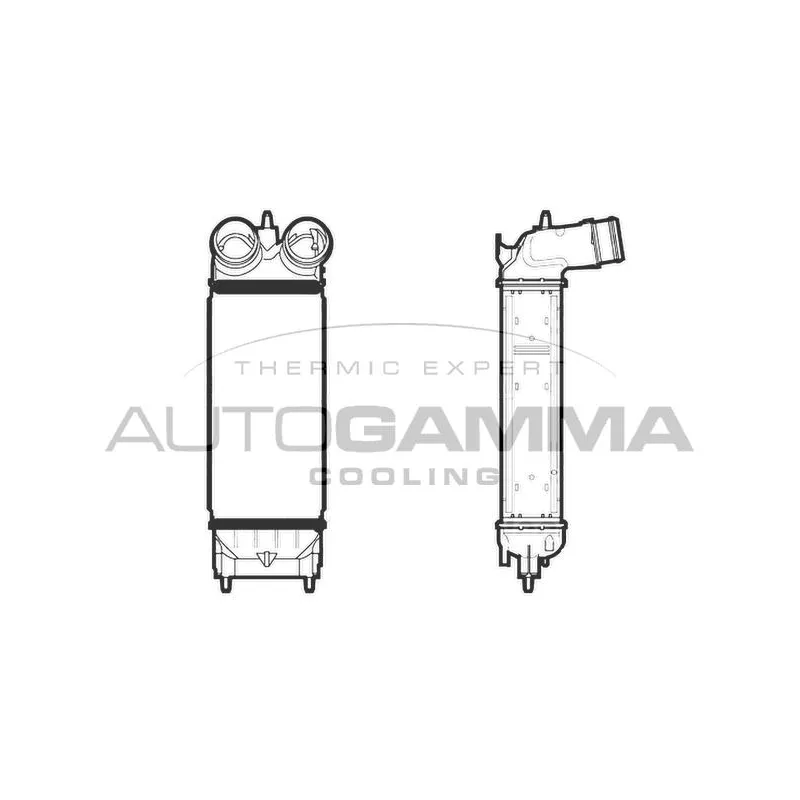 Intercooler, échangeur AUTOGAMMA 105888