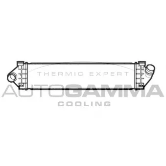 Intercooler, échangeur AUTOGAMMA 105891