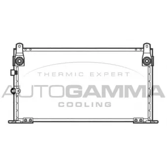 Condenseur, climatisation AUTOGAMMA 105895