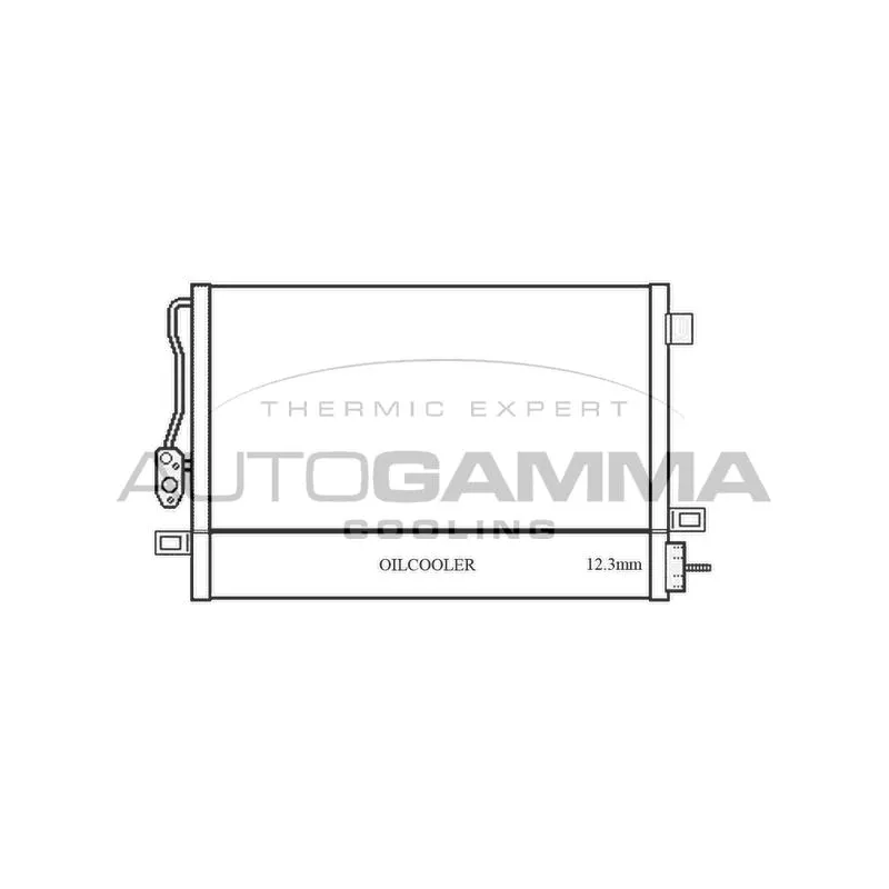 Condenseur, climatisation AUTOGAMMA 105897