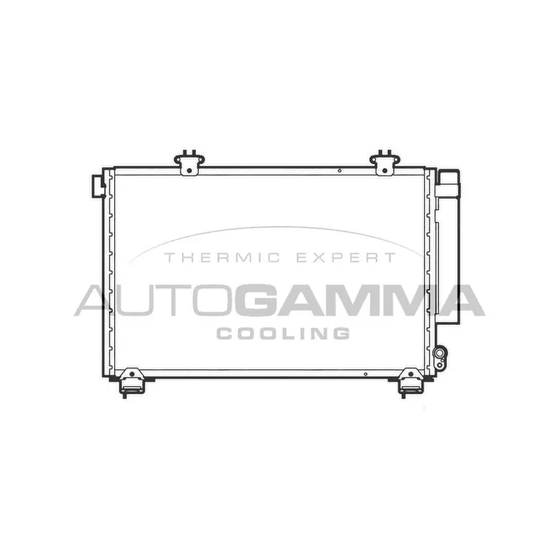 Condenseur, climatisation AUTOGAMMA 105898
