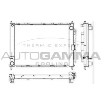 Radiateur, refroidissement du moteur AUTOGAMMA