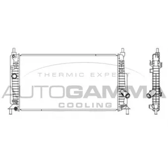 Radiateur, refroidissement du moteur AUTOGAMMA