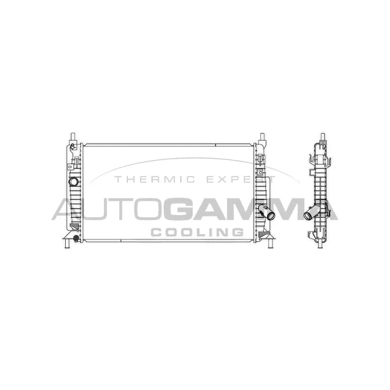 Radiateur, refroidissement du moteur AUTOGAMMA 105903