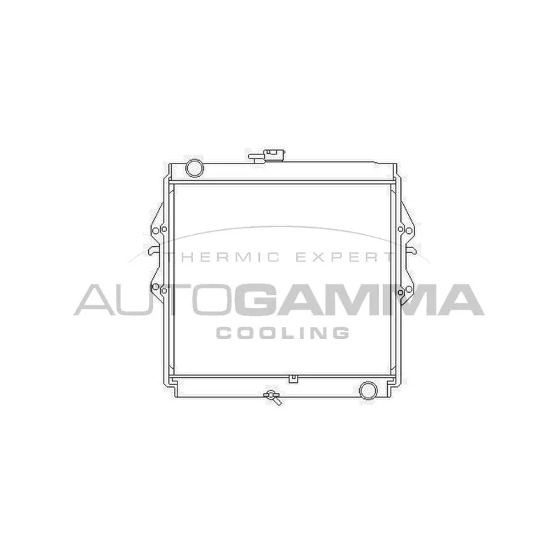 Radiateur, refroidissement du moteur AUTOGAMMA 105906