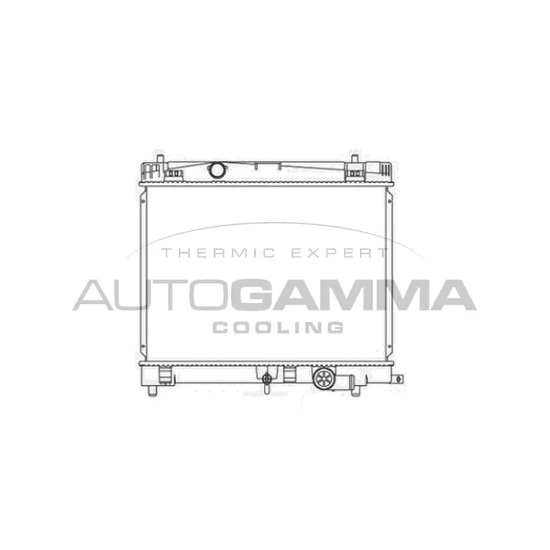 Radiateur, refroidissement du moteur AUTOGAMMA 105907