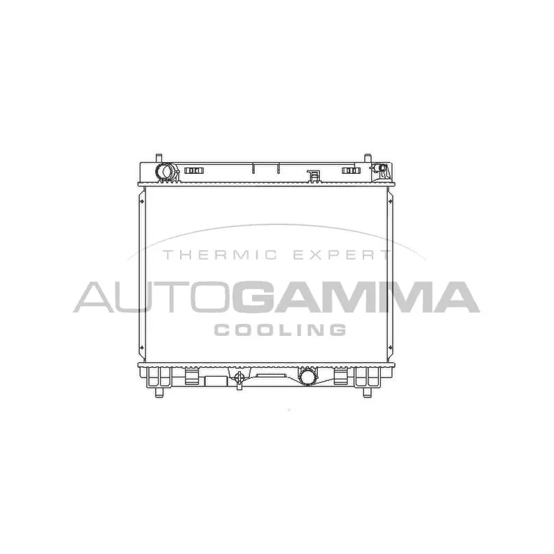 Radiateur, refroidissement du moteur AUTOGAMMA 105909