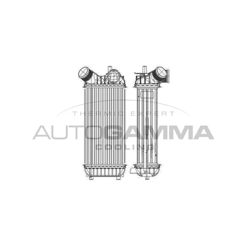 Intercooler, échangeur AUTOGAMMA 105911