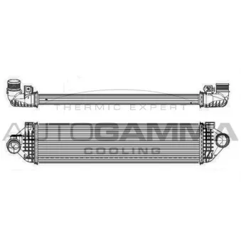 Intercooler, échangeur AUTOGAMMA 105913
