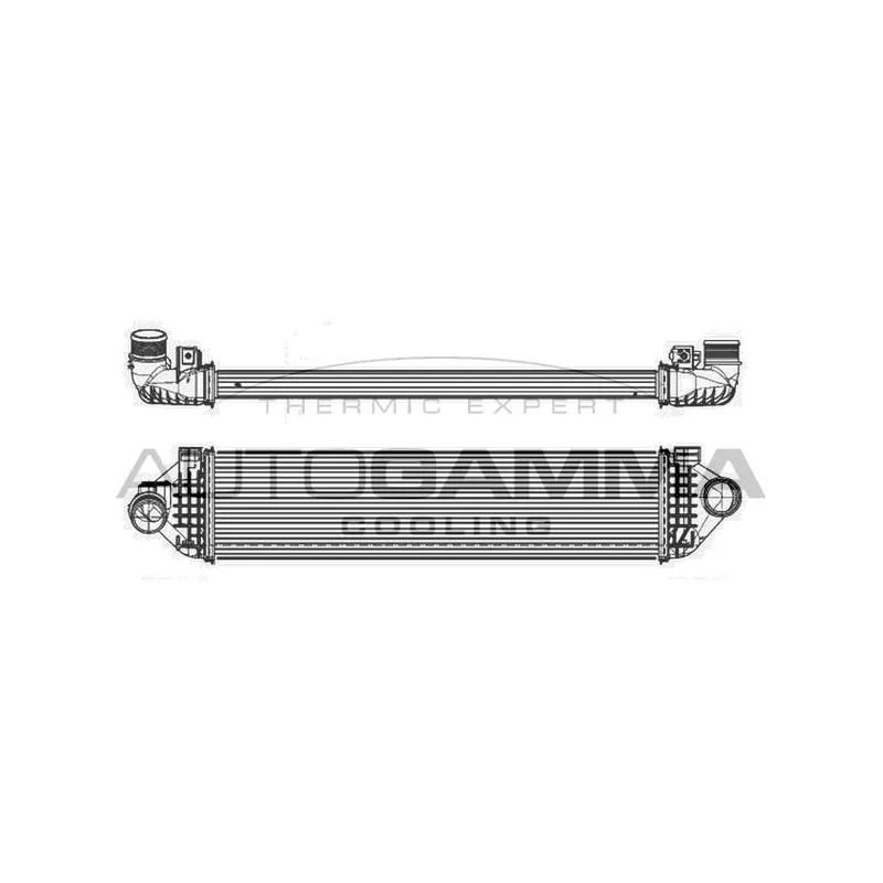 Intercooler, échangeur AUTOGAMMA 105913