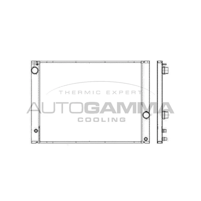 Radiateur, refroidissement du moteur AUTOGAMMA 105915