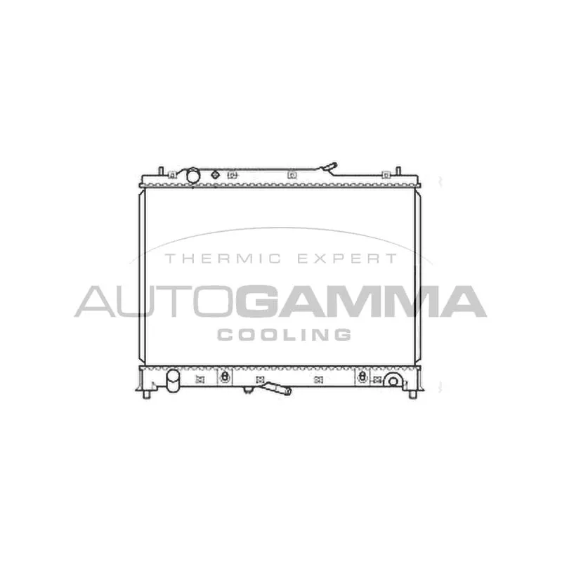 Radiateur, refroidissement du moteur AUTOGAMMA 105921