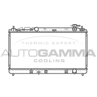 Radiateur, refroidissement du moteur AUTOGAMMA 105922