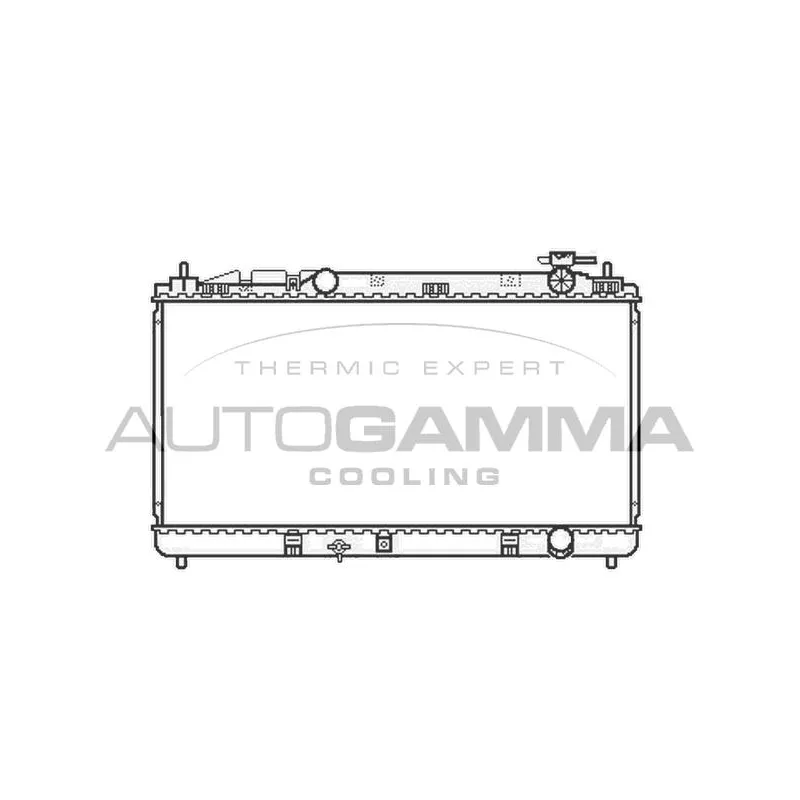 Radiateur, refroidissement du moteur AUTOGAMMA 105922