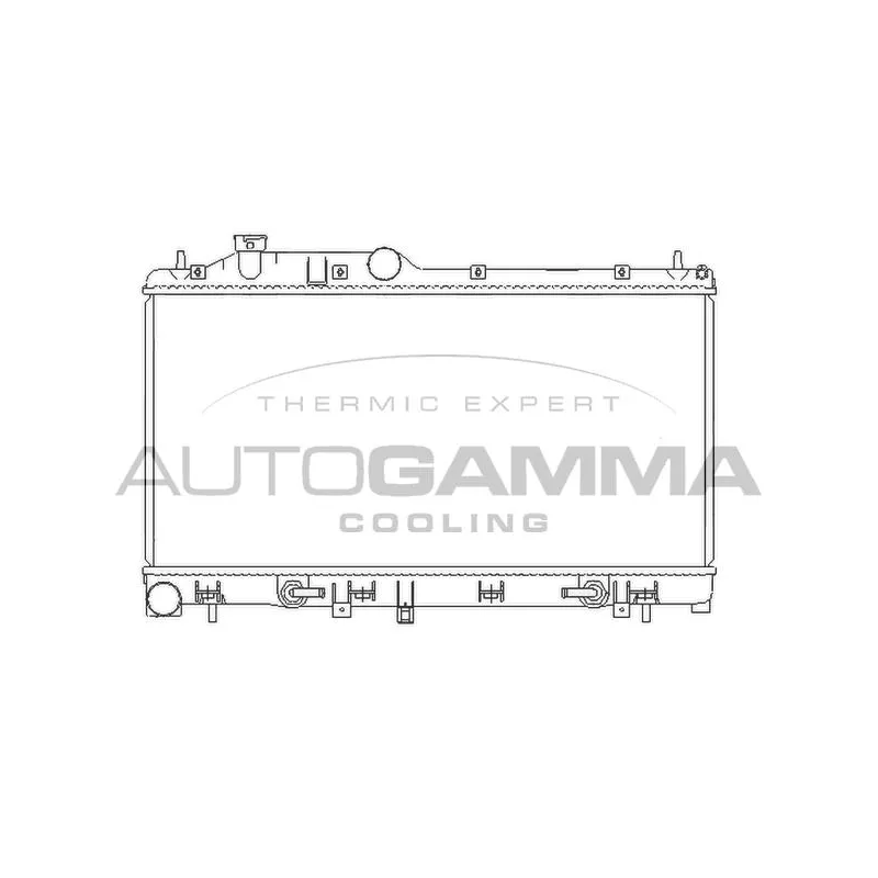 Radiateur, refroidissement du moteur AUTOGAMMA 105929