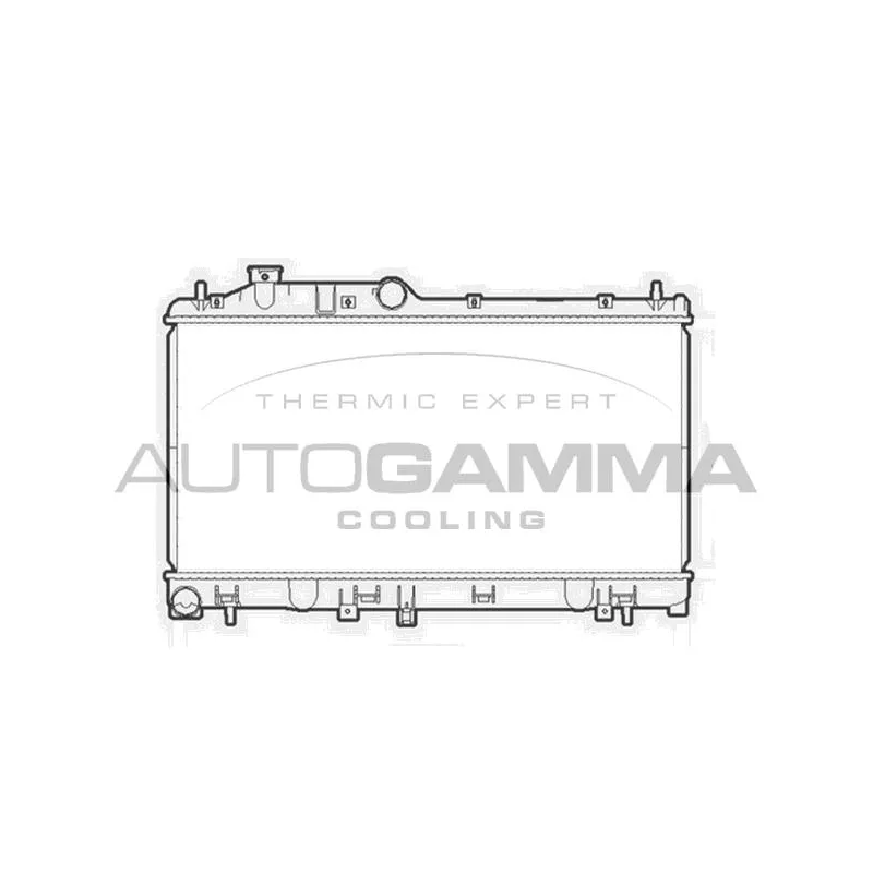 Radiateur, refroidissement du moteur AUTOGAMMA 105931