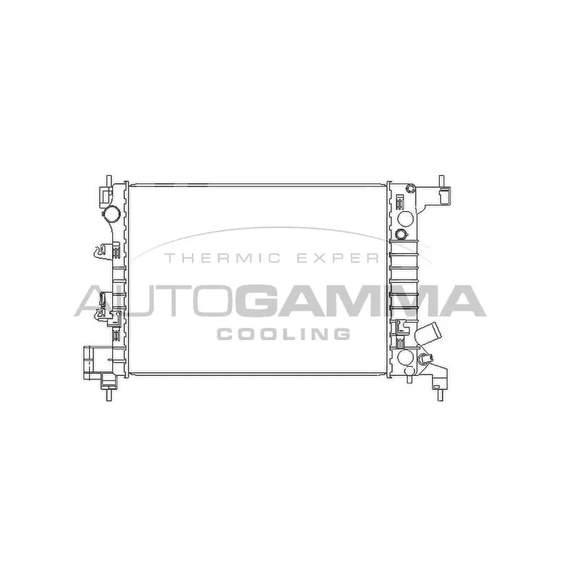 Radiateur, refroidissement du moteur AUTOGAMMA 105936