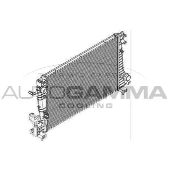 Radiateur, refroidissement du moteur AUTOGAMMA 105938