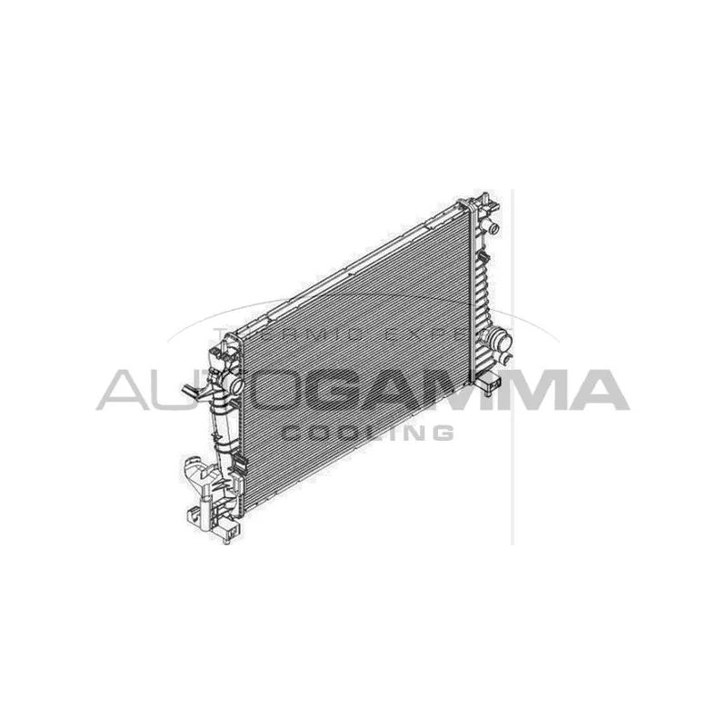 Radiateur, refroidissement du moteur AUTOGAMMA 105938