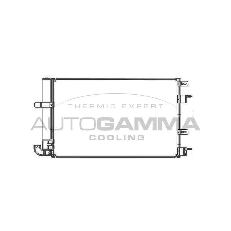 Condenseur, climatisation AUTOGAMMA 105942