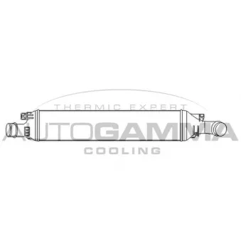 Intercooler, échangeur AUTOGAMMA 105943