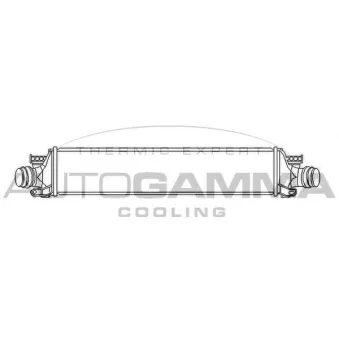 Intercooler, échangeur AUTOGAMMA 105945