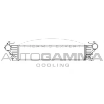 Intercooler, échangeur AUTOGAMMA 105946