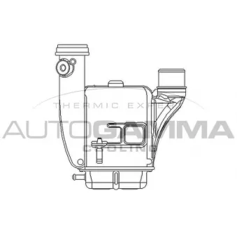 Intercooler, échangeur AUTOGAMMA 105951