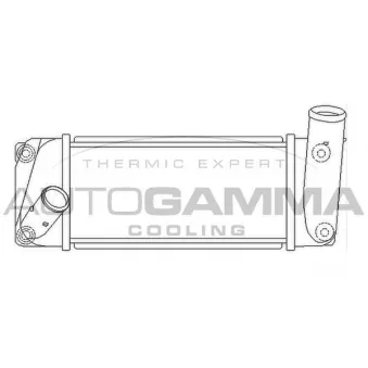 Intercooler, échangeur AUTOGAMMA 105955