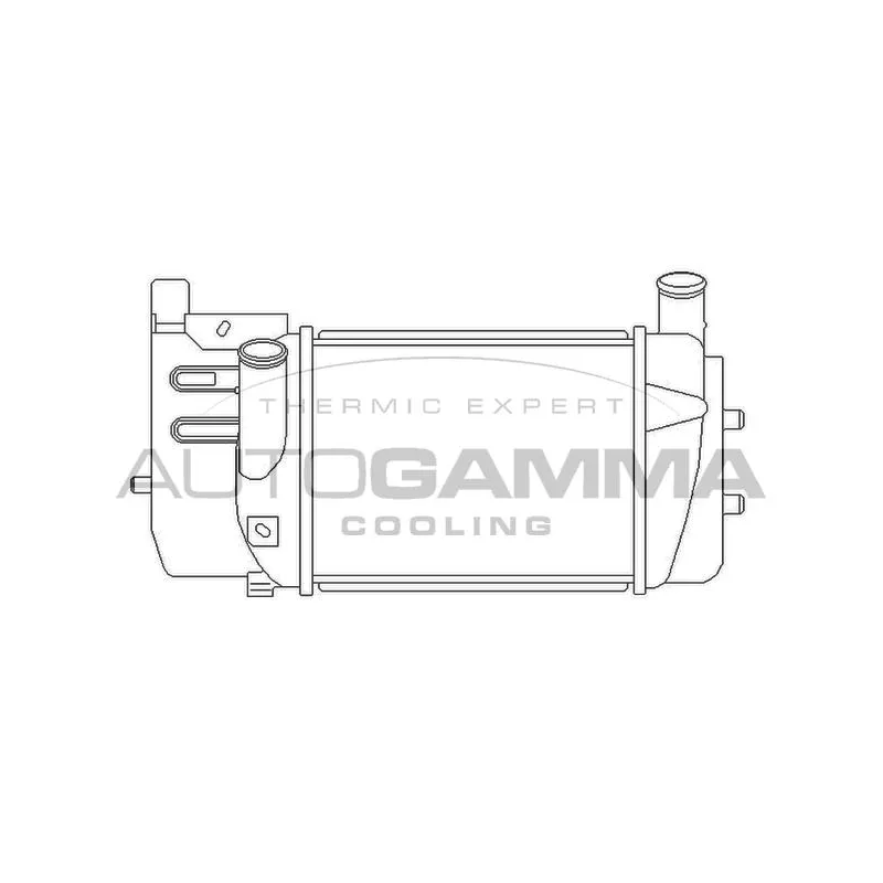 Intercooler, échangeur AUTOGAMMA 105956
