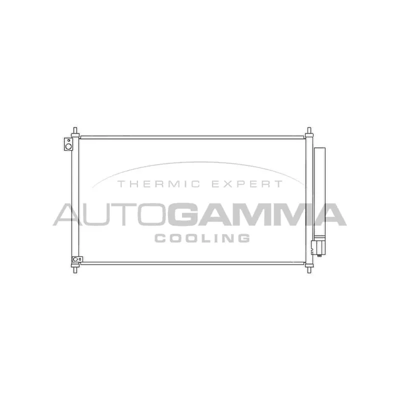 Condenseur, climatisation AUTOGAMMA 105959