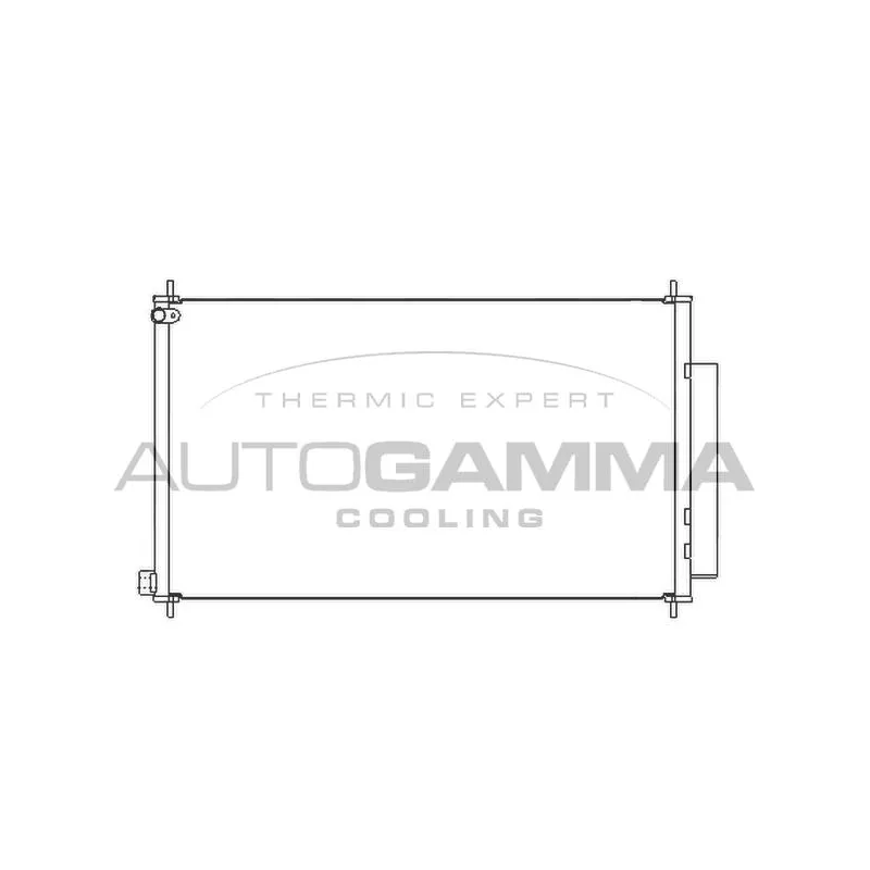 Condenseur, climatisation AUTOGAMMA 105961