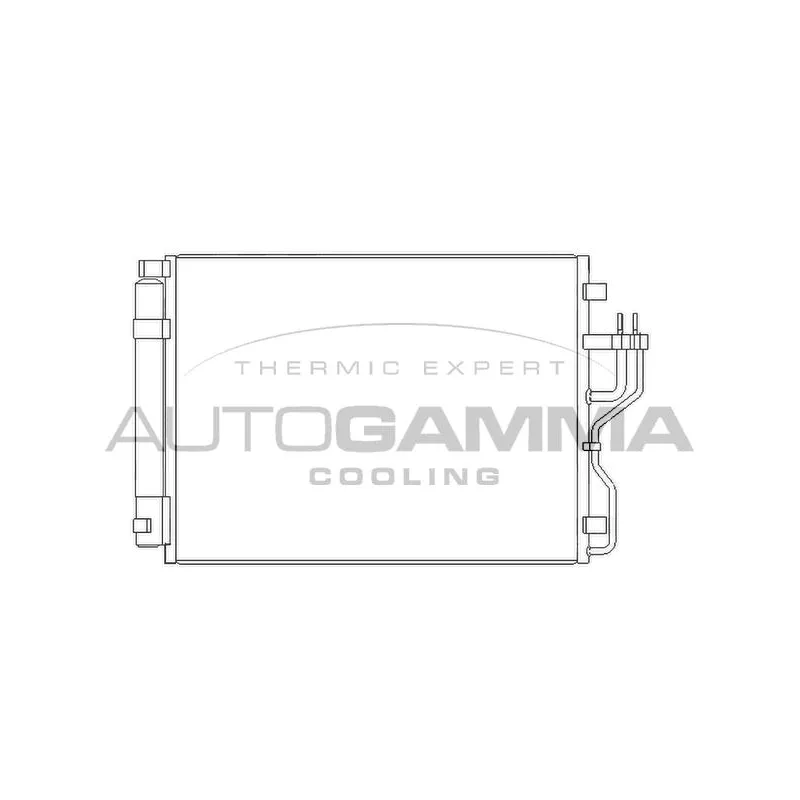 Condenseur, climatisation AUTOGAMMA 105963