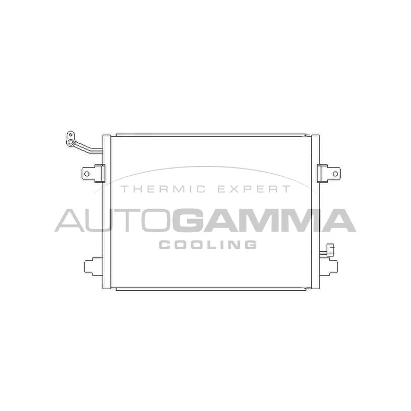 Condenseur, climatisation AUTOGAMMA 105965