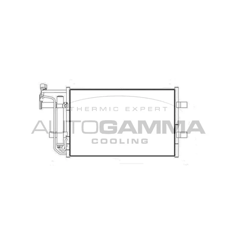 Condenseur, climatisation AUTOGAMMA 105969