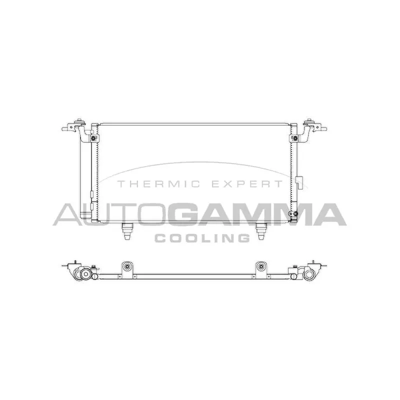 Condenseur, climatisation AUTOGAMMA 105971