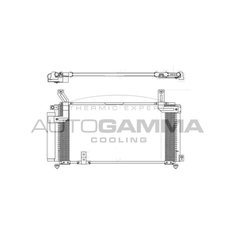 Condenseur, climatisation AUTOGAMMA 105972