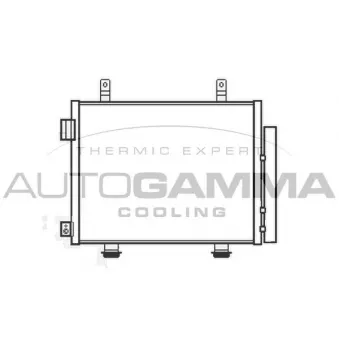 Condenseur, climatisation AUTOGAMMA 105973