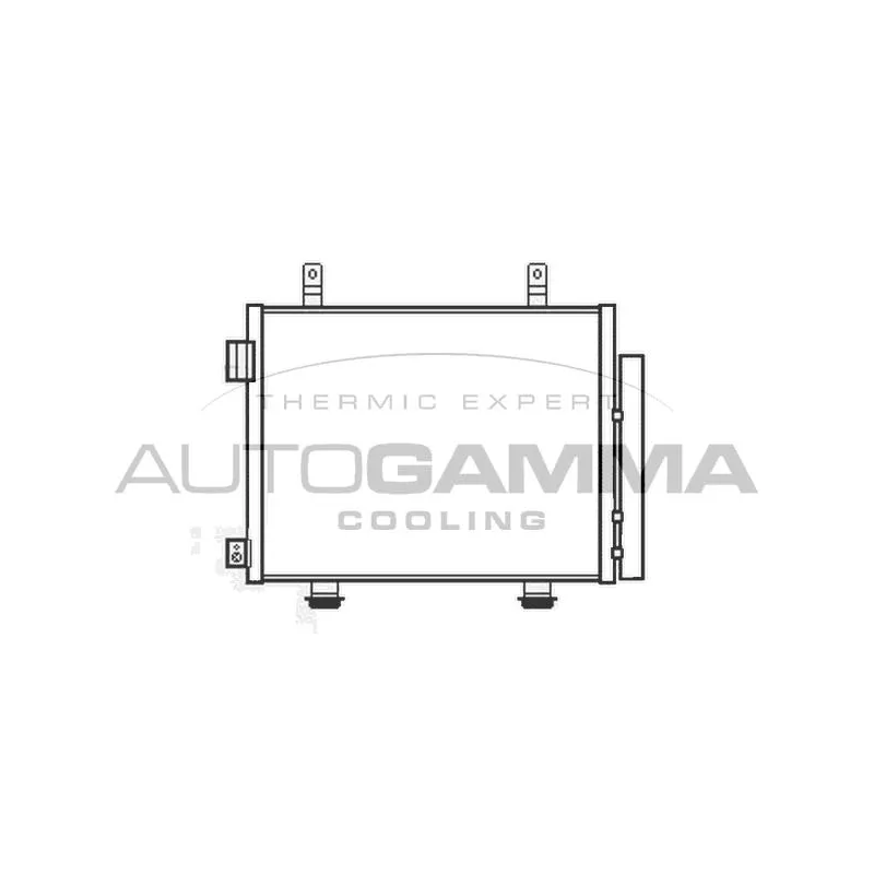 Condenseur, climatisation AUTOGAMMA 105973