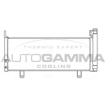 Condenseur, climatisation AUTOGAMMA 105974