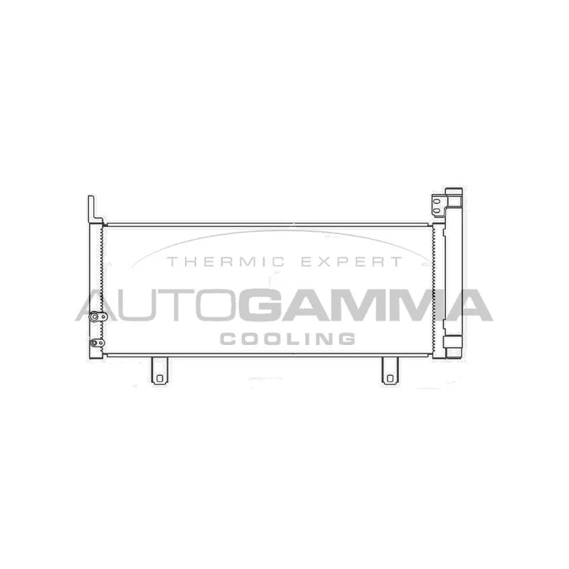 Condenseur, climatisation AUTOGAMMA 105974