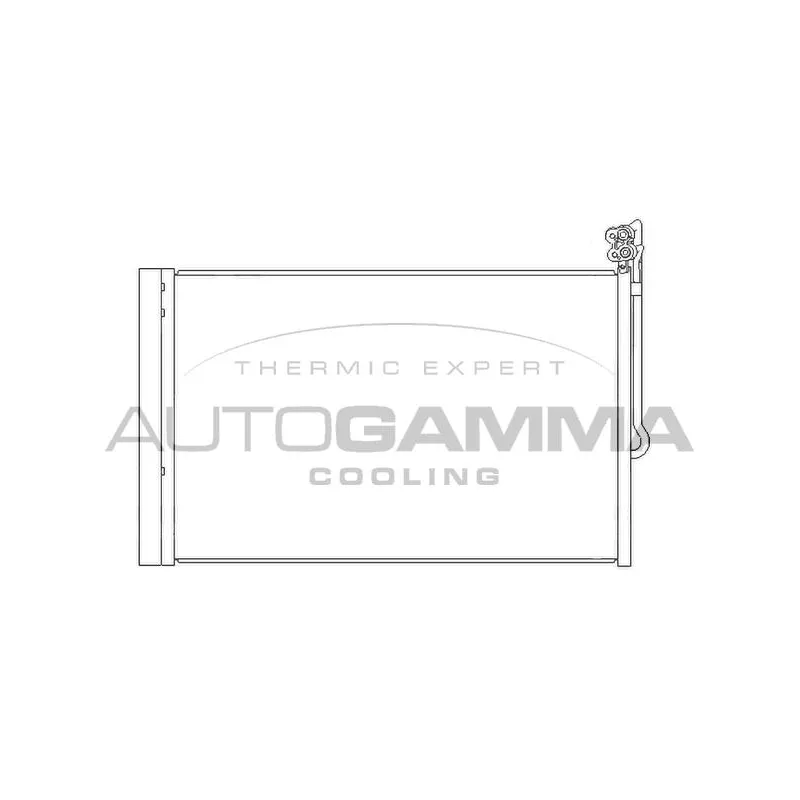 Condenseur, climatisation AUTOGAMMA 105975