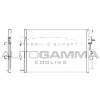 Condenseur, climatisation AUTOGAMMA 105976