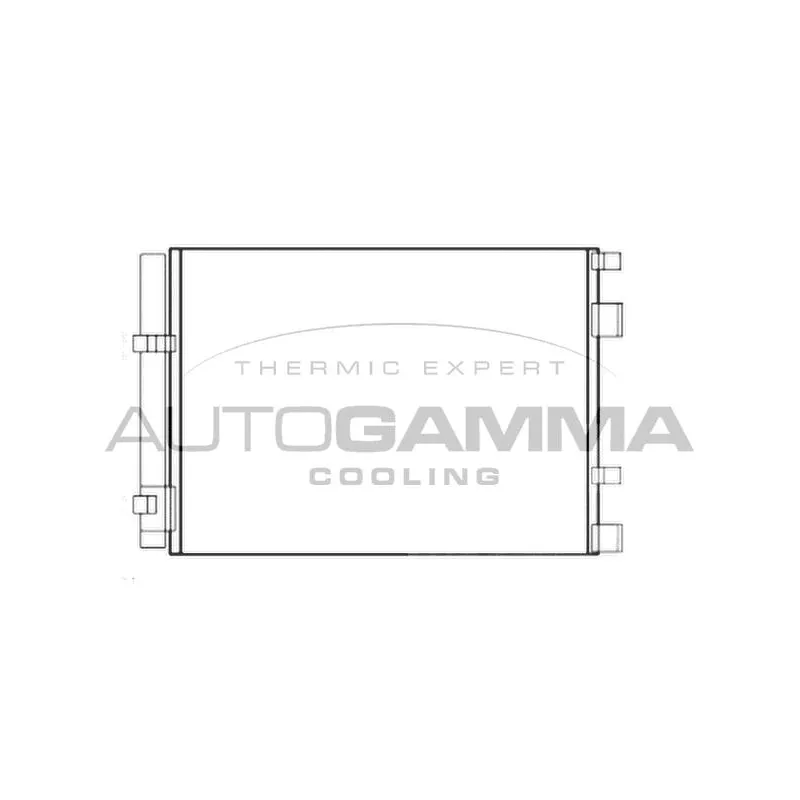 Condenseur, climatisation AUTOGAMMA 105978