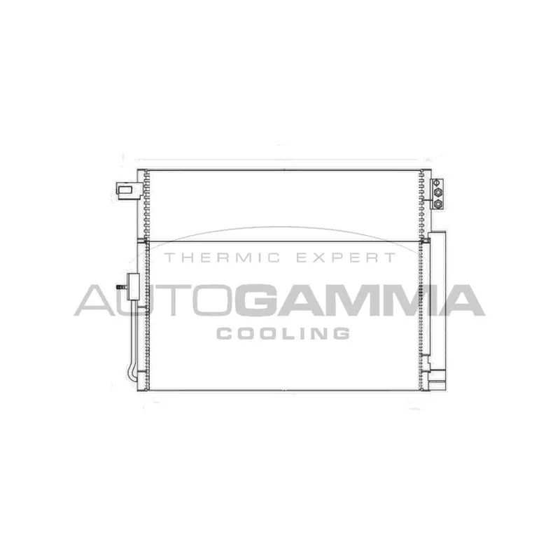 Condenseur, climatisation AUTOGAMMA 105981